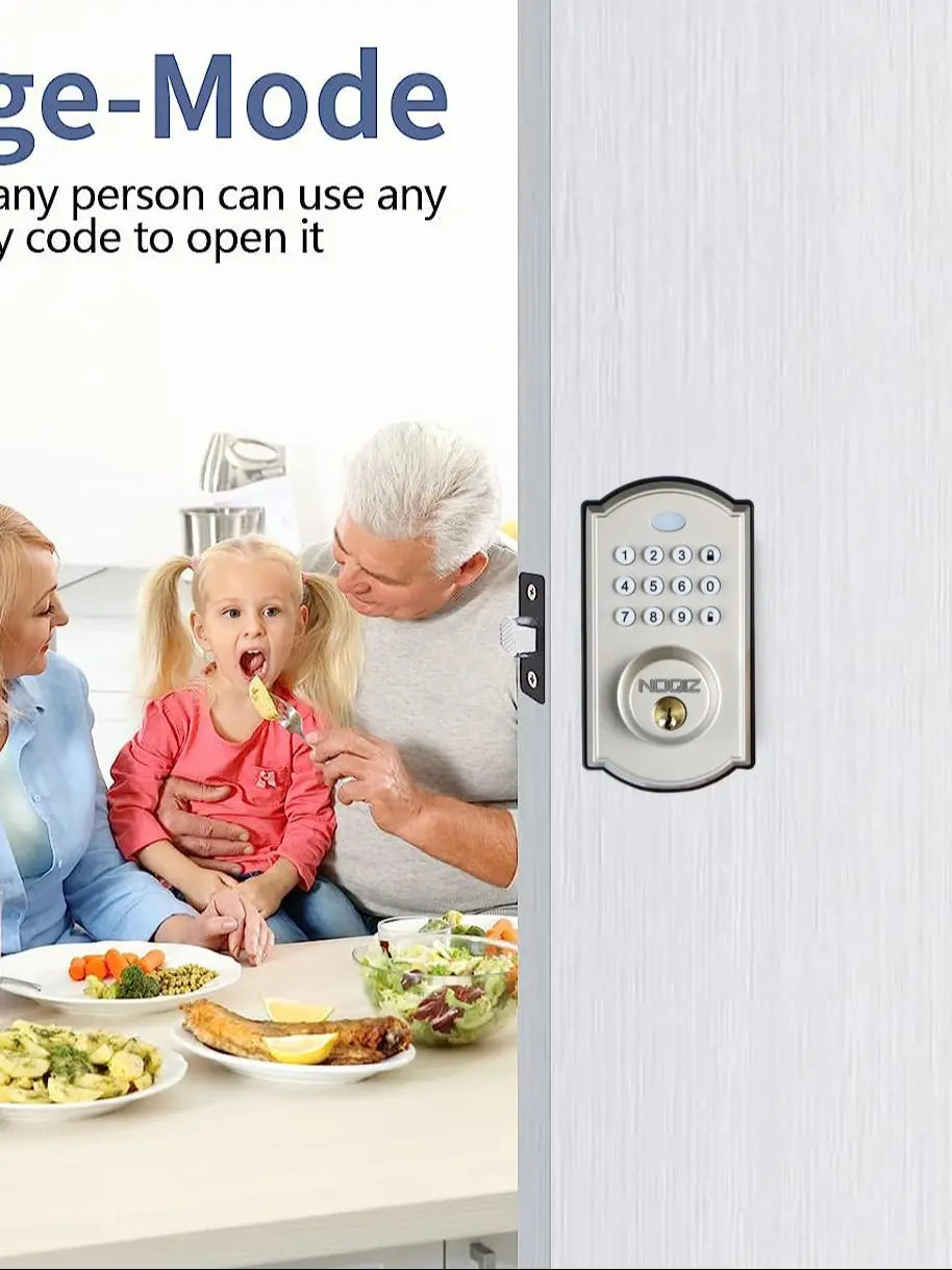 Fechadura Eletrônica Digital com Senha e Chave (Entrada Sem Chave)