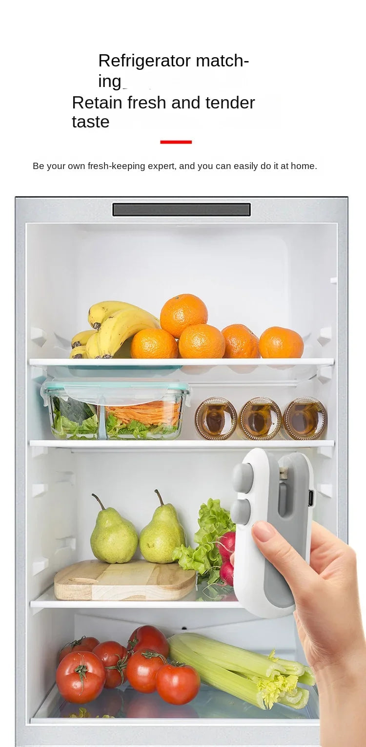 Mini Seladora Portátil Recarregável: Selador Térmico para Embalagens