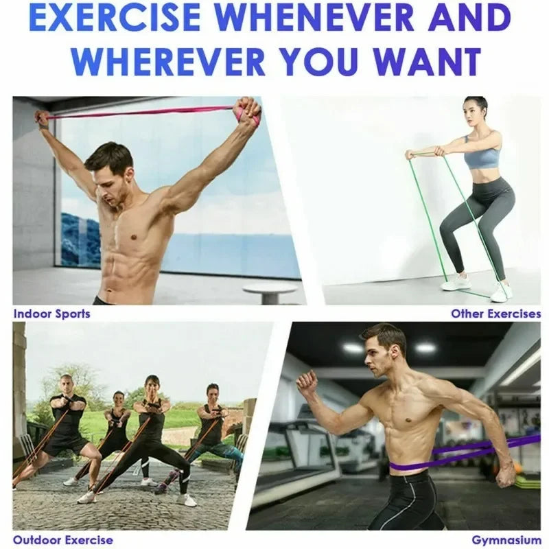 Elástico Extensor Faixa de Resistência para Treino Funcional e Yoga