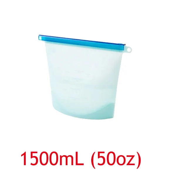 Saco Hermético de Silicone (1 Peça): Livre de BPA