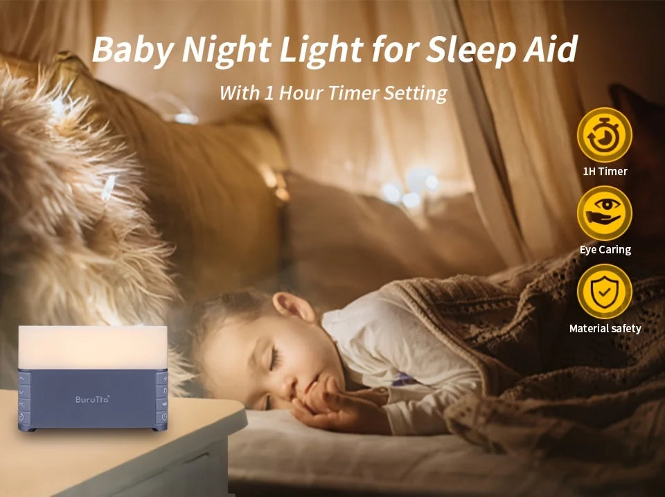 Caixa de Som Relaxante com 39 Sons Calmantes e Temporizador