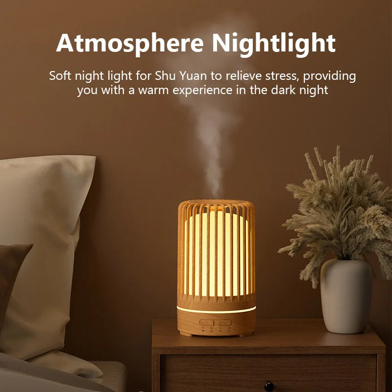 Aromatizador de Ambiente USB com 7 Cores de LED e Timer