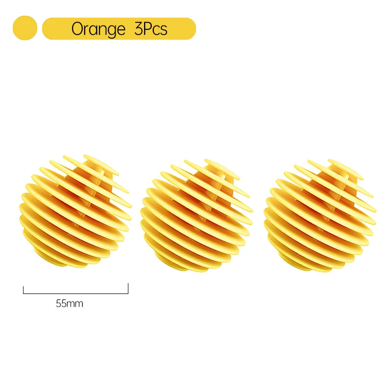 Bola de Lavanderia Silicone Reutilizável (Tira Pelos e Fiapos)