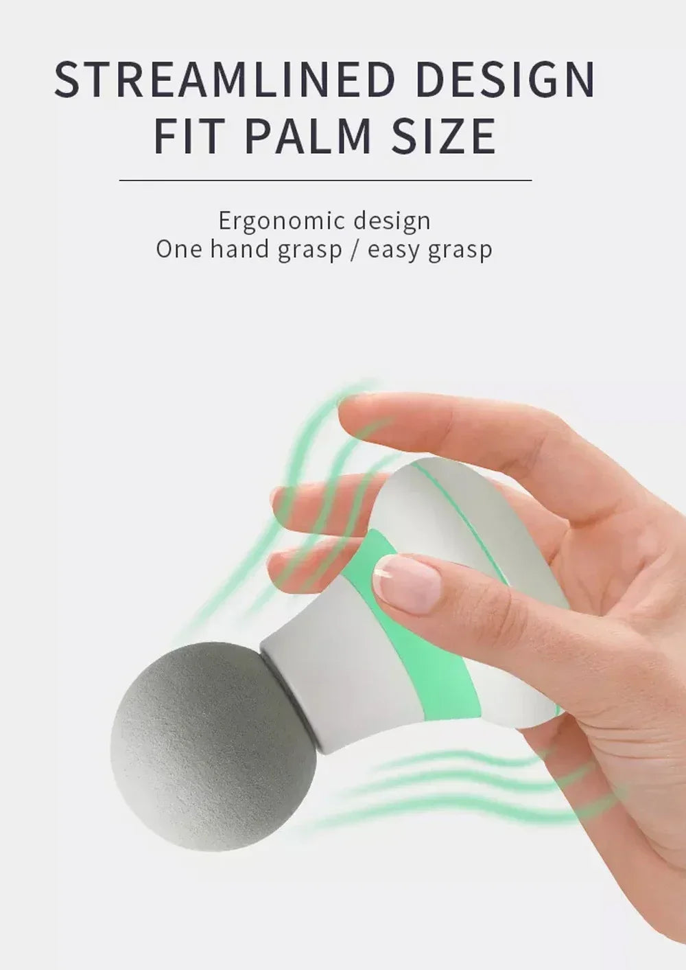 Mini Massageador Muscular para Alívio da Dor Pós-Treino