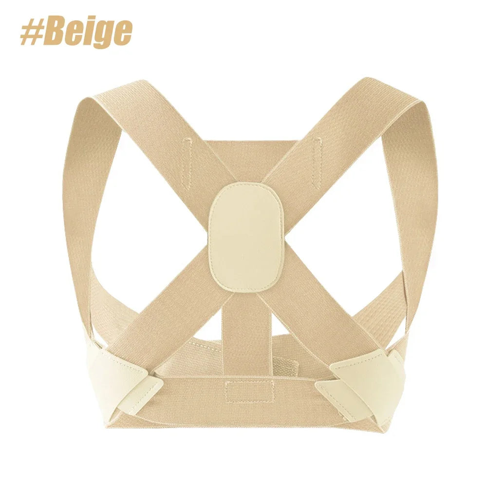 Corretor Postural Ajustável para Alívio de Dores e Correção de Coluna