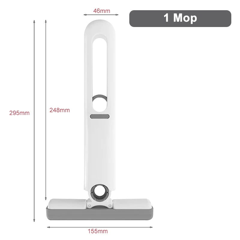 Mini Mop Portátil com Esponja Absorvente - Opções de Kit