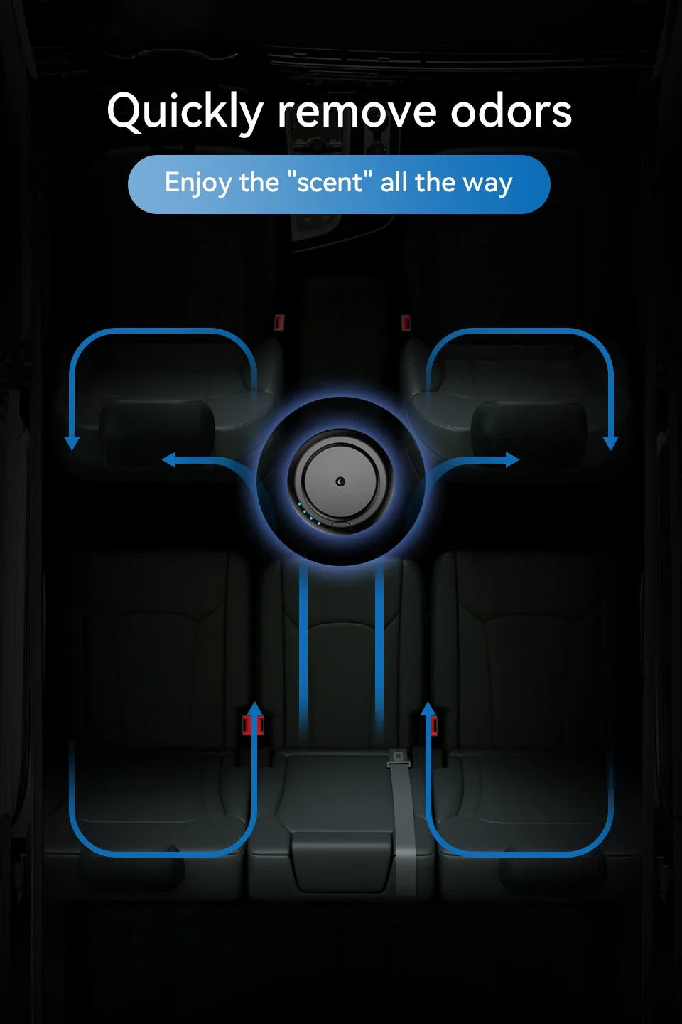 Mini Aromatizador USB para Carro e Ambientes Internos