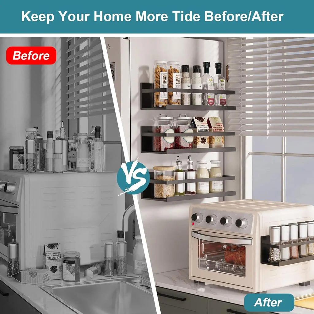 Suporte Multiuso Magnético para Banheiro, Lavanderia e Cozinha