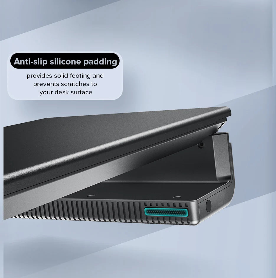 Suporte Ergonômico para Monitor e Notebook (Base de Mesa)