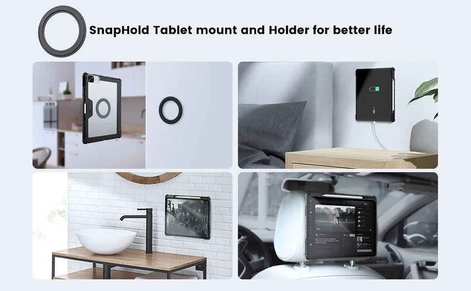 Suporte Magnético de Parede para Tablet e iPad