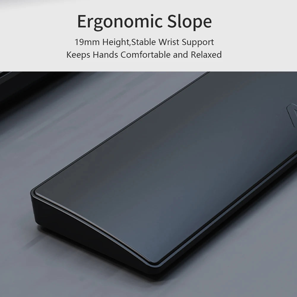 Apoio de Pulso Ergonômico em Memory Foam para Teclado (Antiderrapante)