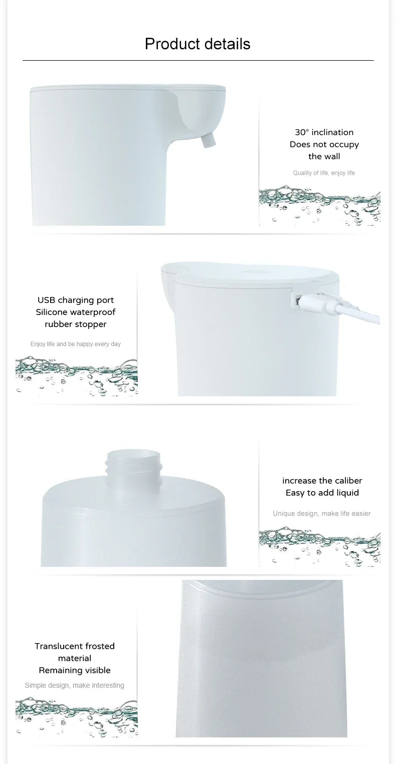 Dispenser Automático de Espuma para Banheiro e Cozinha (350/600ml)