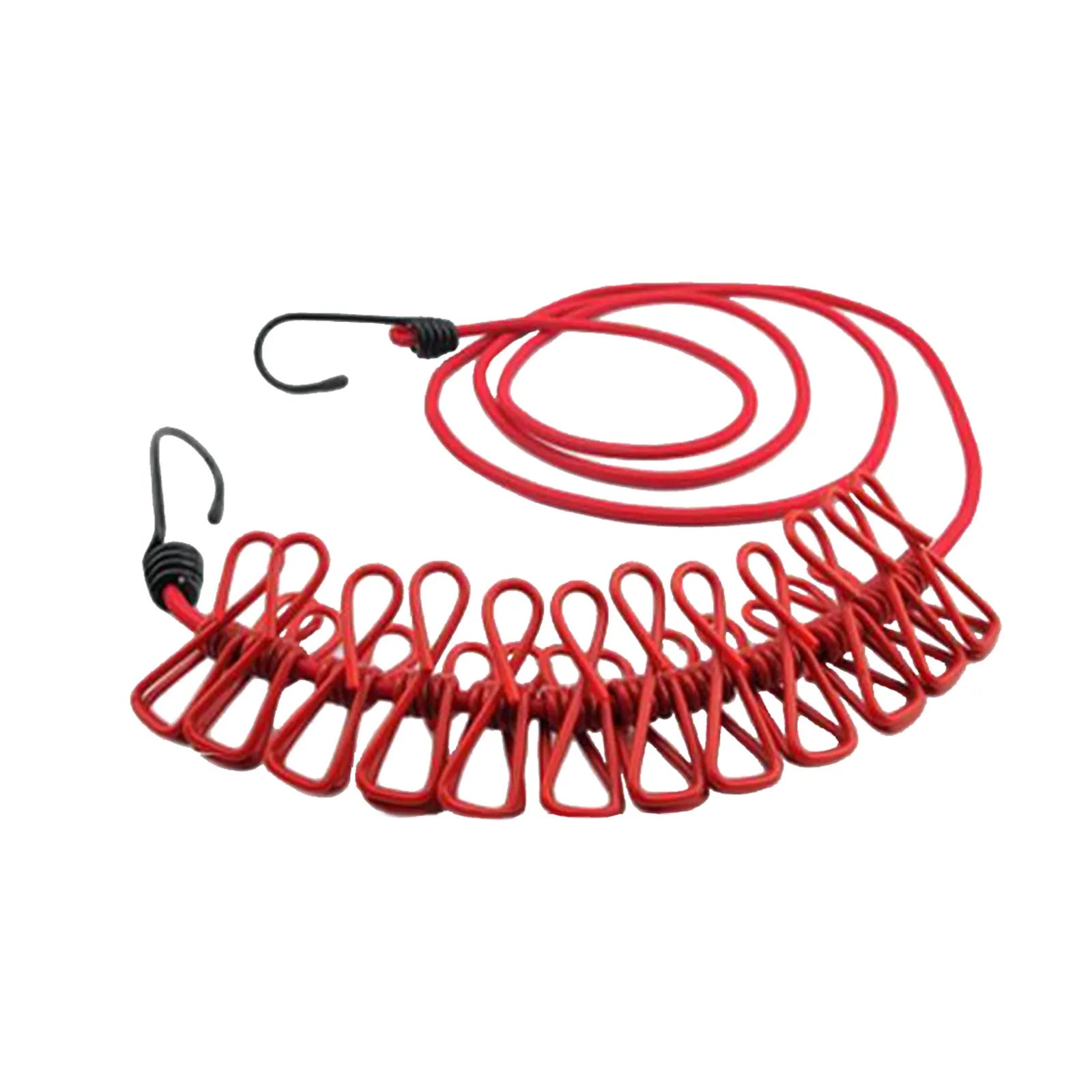 Varal de Viagem Retrátil (1.8m) com 12 Prendedores