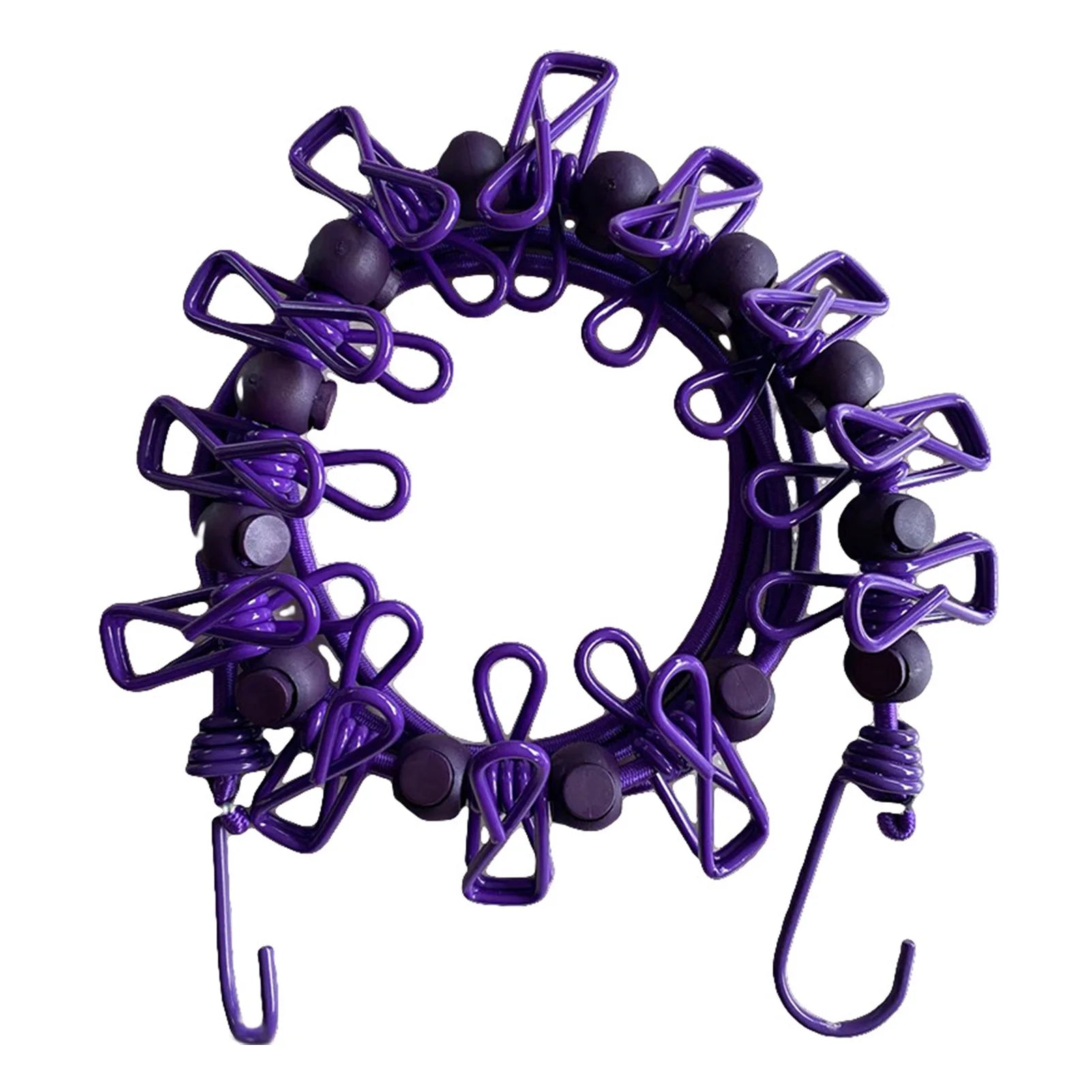 Varal Portátil de Viagem com 12 Pregadores (Retrátil 1.8m)