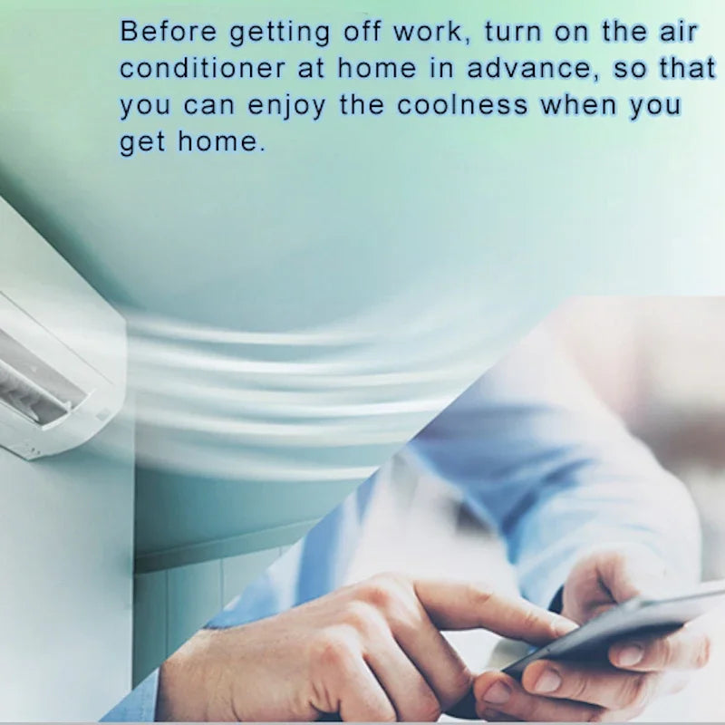 Controle Remoto Universal Inteligente Tuya Wifi IR com Sensor de Temperatura e Umidade