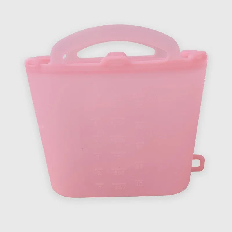 Bolsa Térmica de Silicone 1500ml: Vedação Hermética (Livre de BPA)