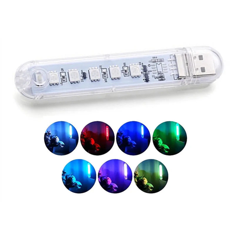 Lâmpada LED USB Compacta para Notebook e Power Bank