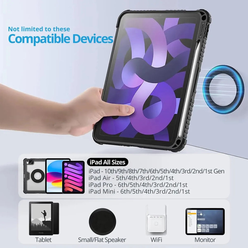 Suporte Magnético de Parede para Tablet e iPad