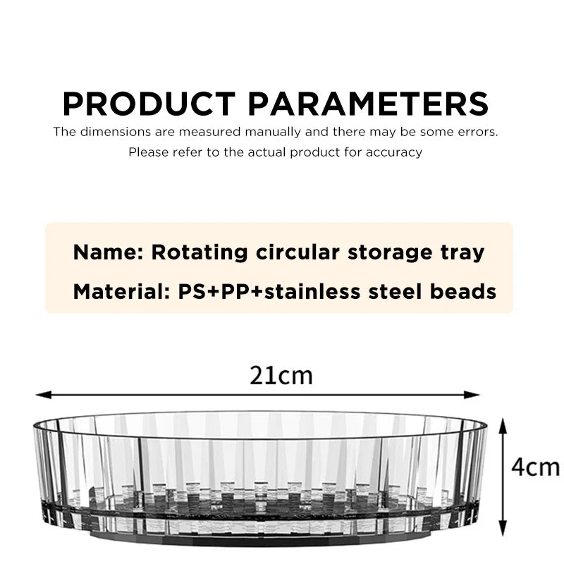 Organizador Giratório 360°: Organizador de Especiarias Antiderrapante