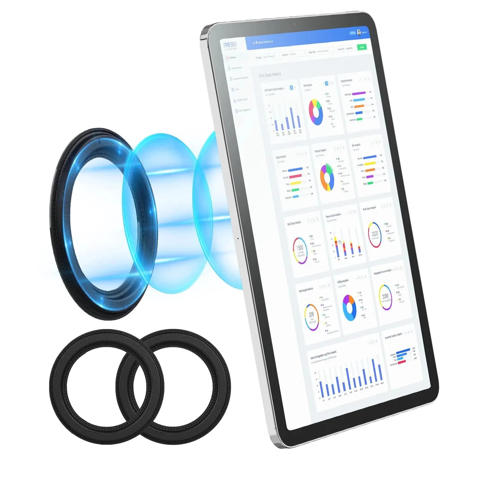 Suporte Magnético de Parede para Tablet e iPad