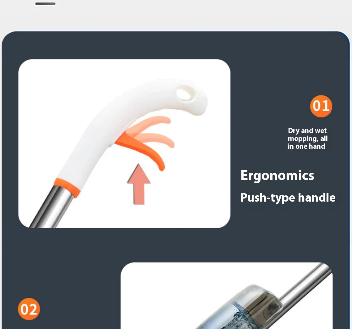 Mop Spray 360°: Limpeza Prática com Borrifador Integrado