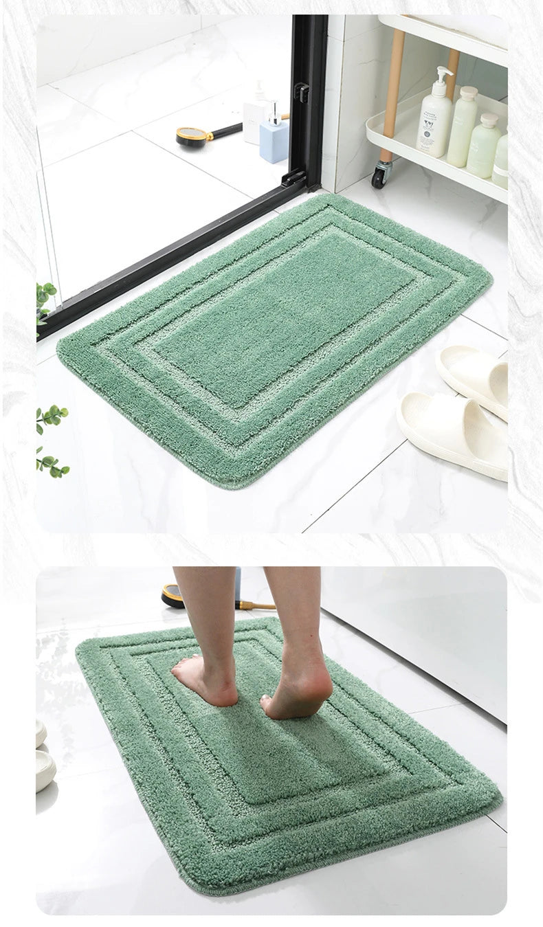 Tapete de Banheiro Super Absorvente Antiderrapante (Extra Macio)