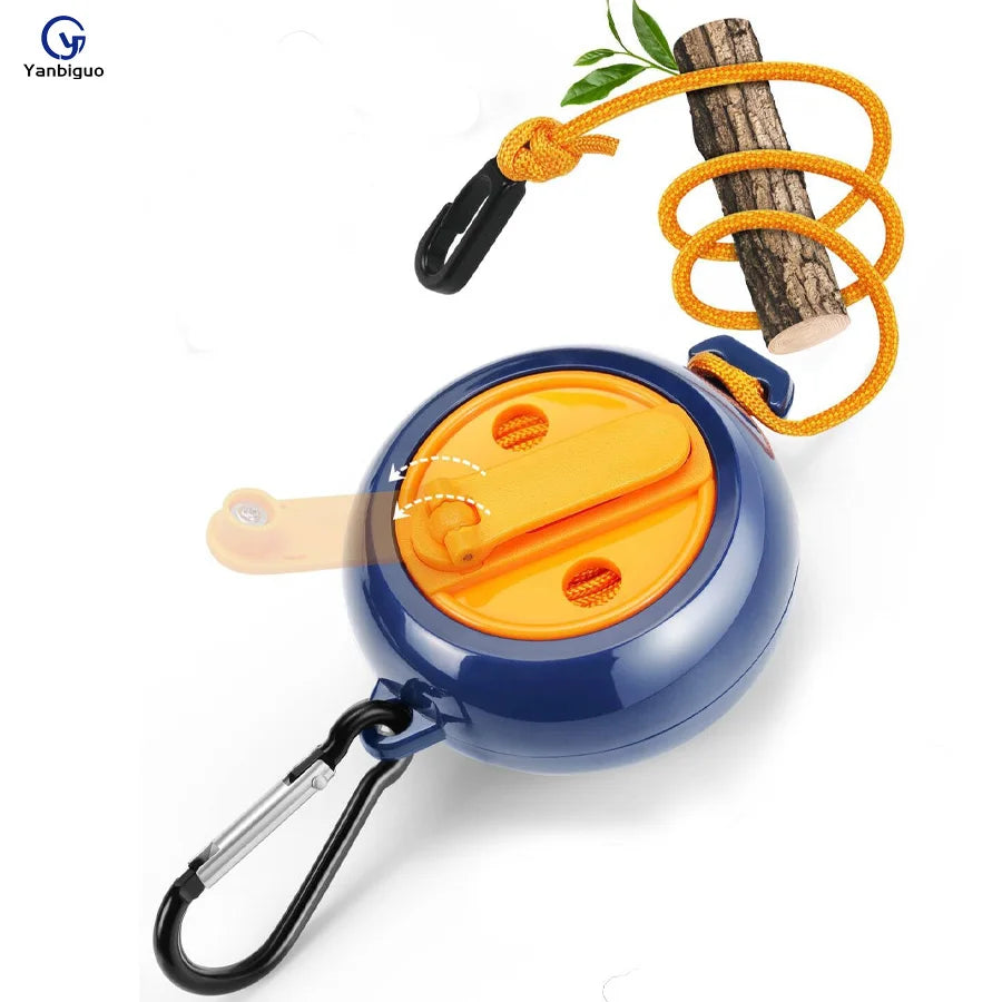 Varal Portátil Retrátil para Viagem e Camping (10 Metros)