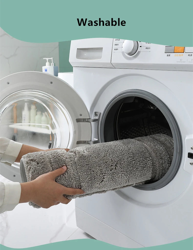 Tapete de Banheiro Super Absorvente Antiderrapante (Extra Macio)