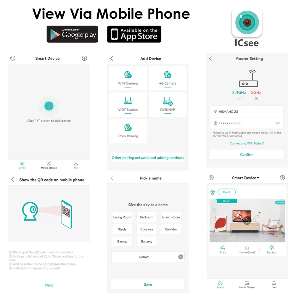 Câmera Externa Wifi Lente Dupla 8MP com Rastreamento à Prova d'Água com Visão Noturna