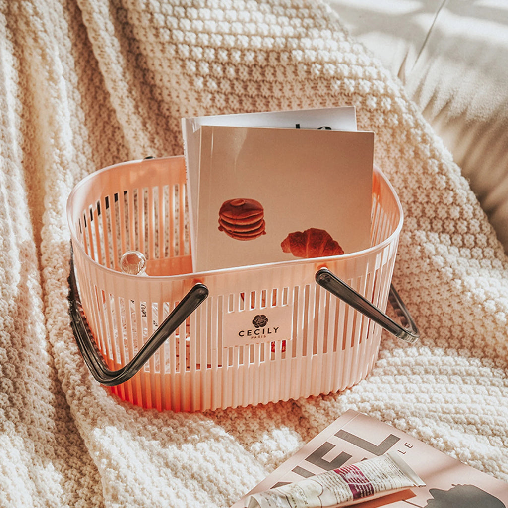 Cesto Organizador Multiuso Portátil com Alças