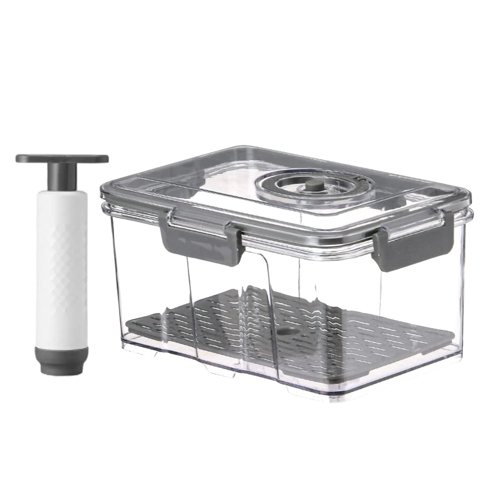 Kit Organizador de Geladeira a Vácuo para Conservar Frutas e Legumes