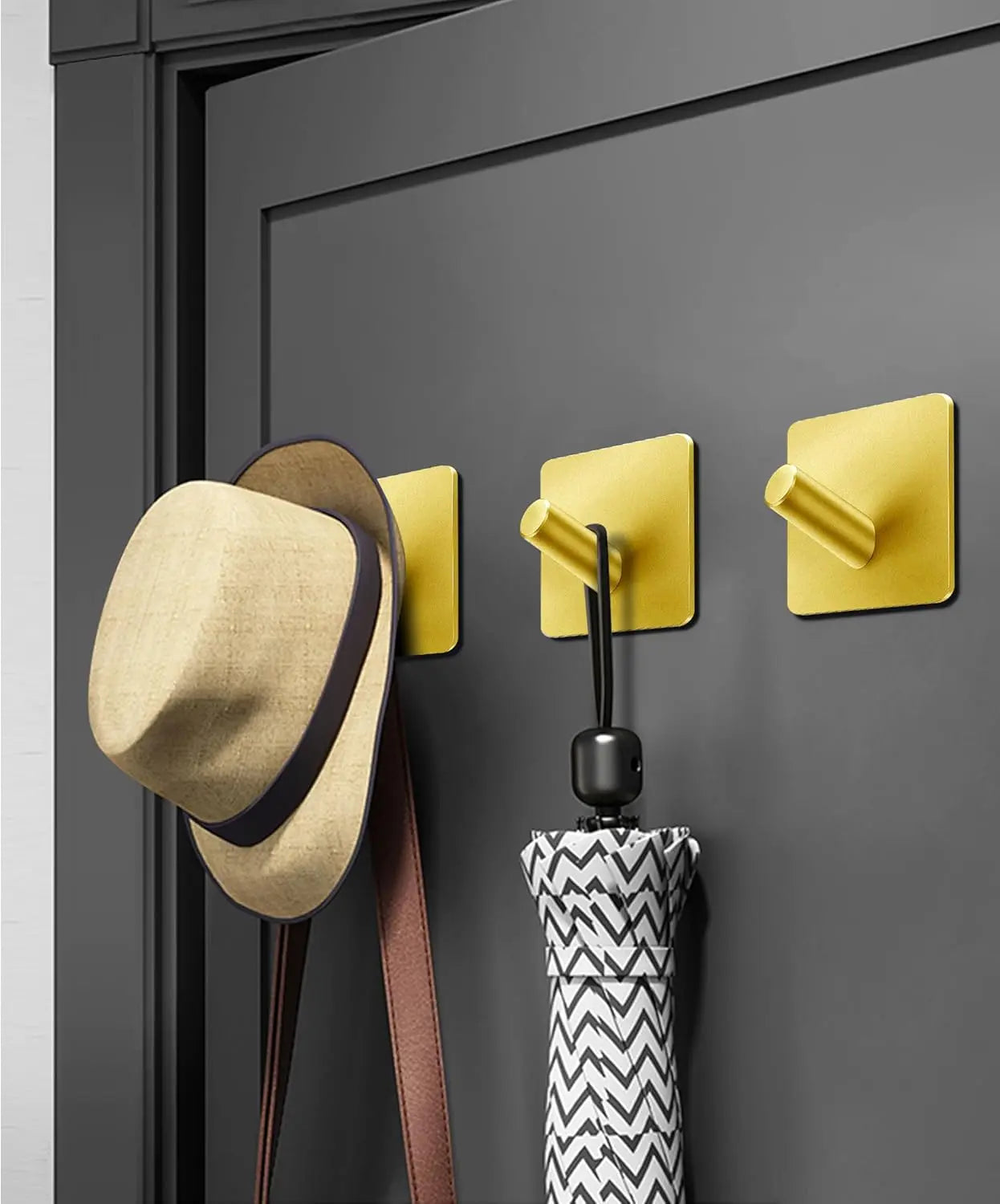 Gancho Adesivo de Aço Inox 304 à Prova d'Água (Alta Fixação)