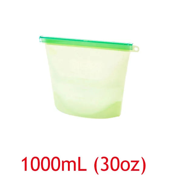 Saco Hermético de Silicone (1 Peça): Livre de BPA