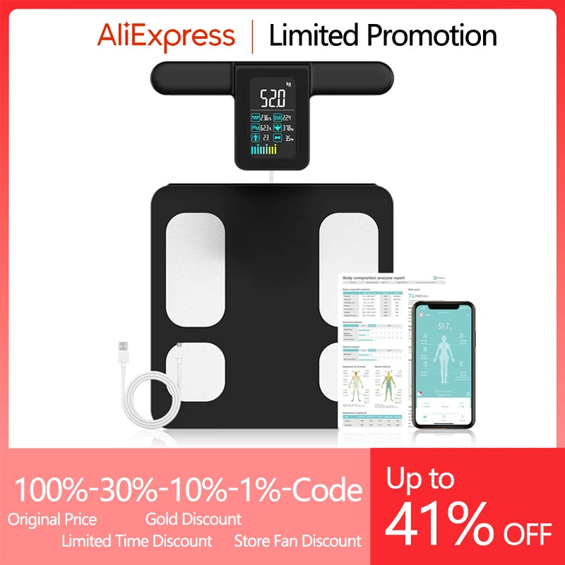 Balança Digital 5kg Aço Inox: Smart com Calculadora Nutricional