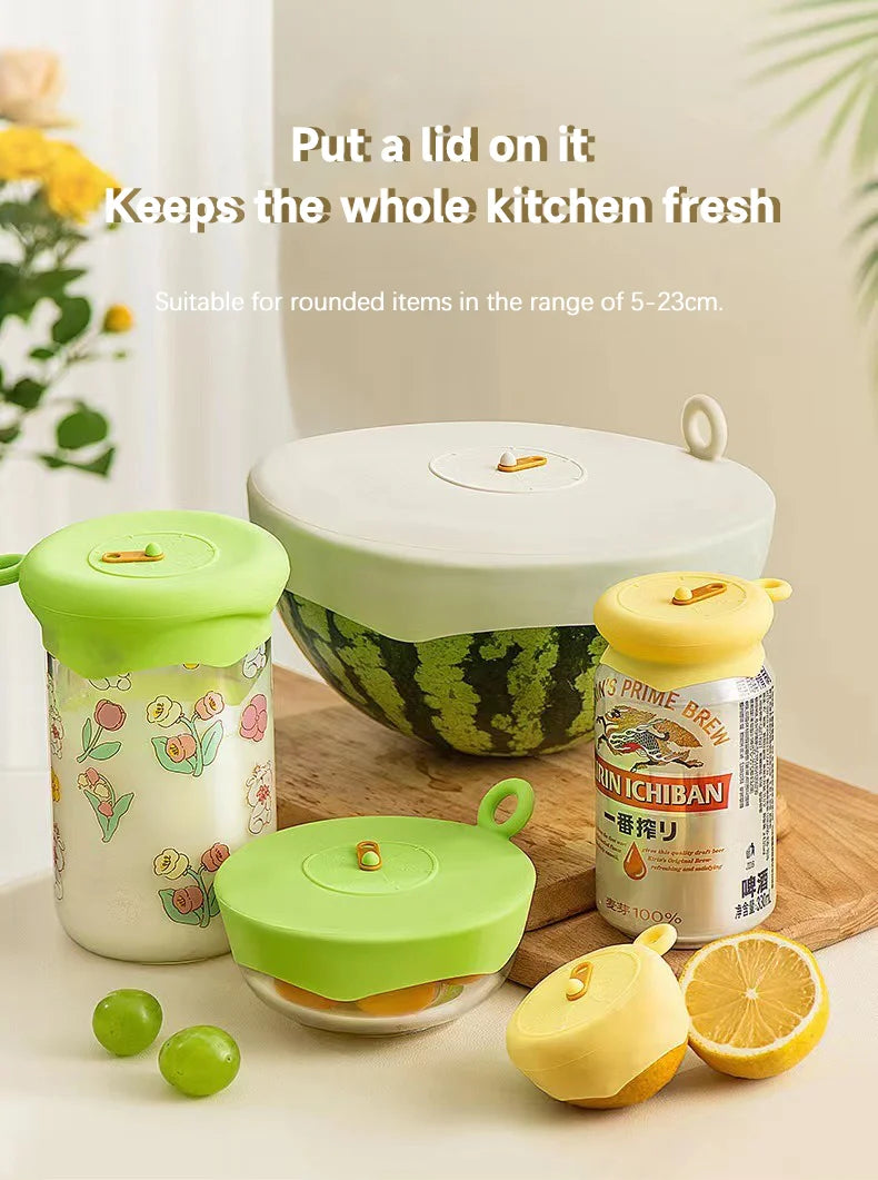 Kit (2/4) Tampas Elásticas de Silicone