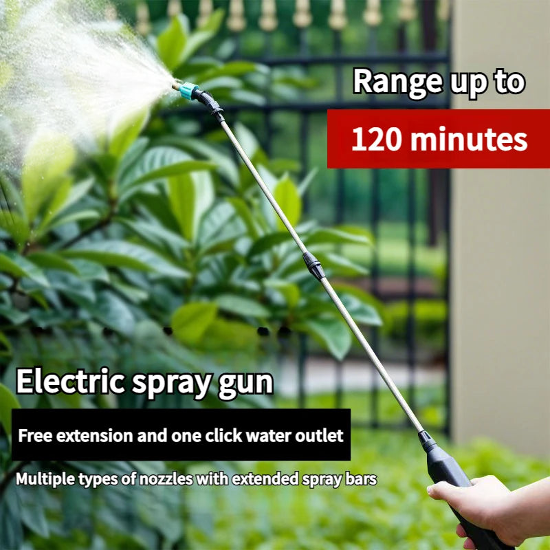 Pulverizador Elétrico para Jardinagem - Ferramenta de Jardim de Alta Pressão