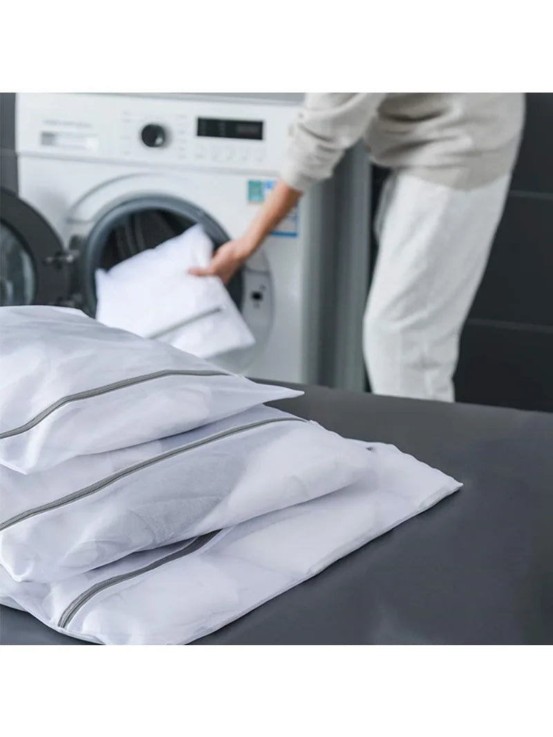 Saco de Rede para Lavar Lingerie e Roupas Delicadas (Kit 3/4)