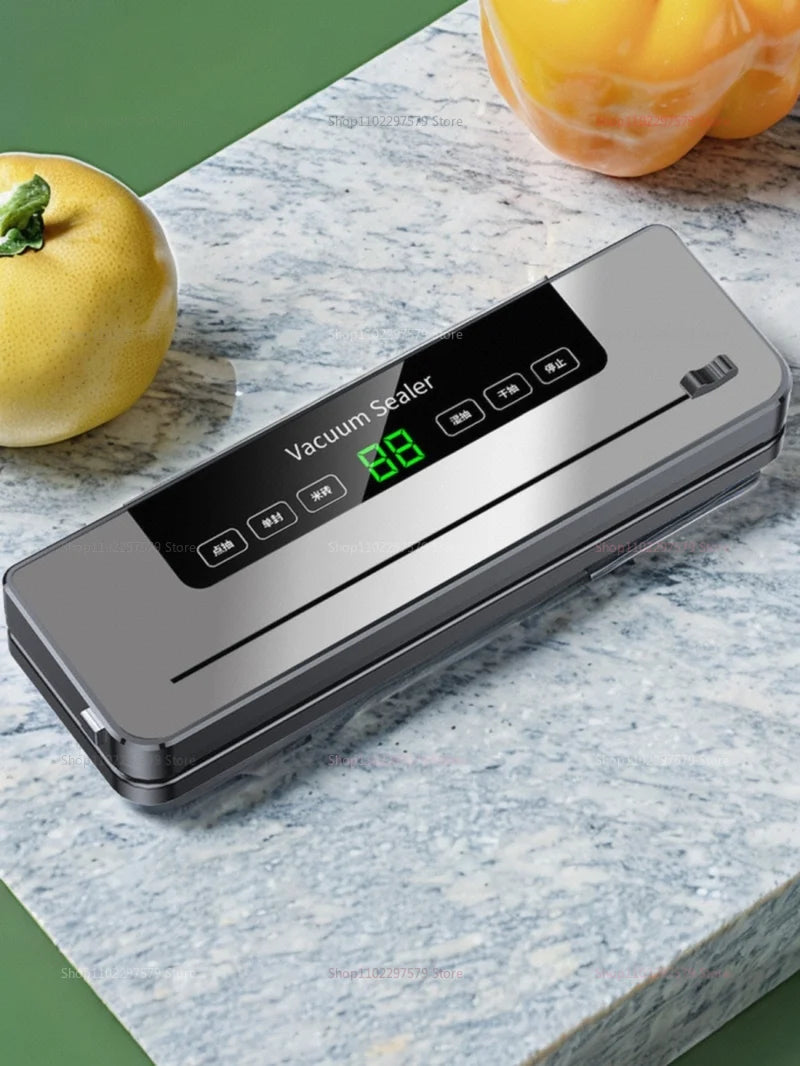 Máquina Seladora a Vácuo: Com Esterilização UV e Cortador Embutido