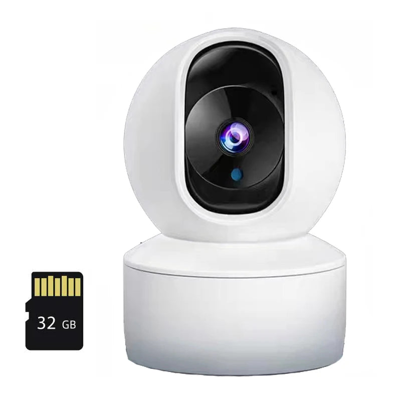 Câmera de Segurança 360°: Com Visão Noturna e Detecção de Movimento