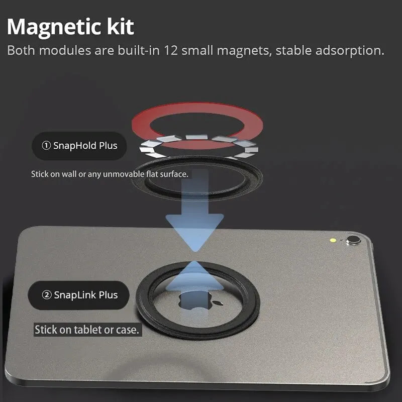Suporte Magnético de Parede para Tablet e iPad