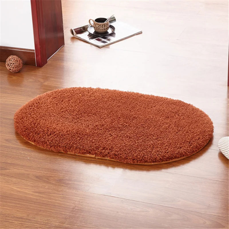 Tapete de Banheiro Microfibra Macio Antiderrapante (50x30cm)