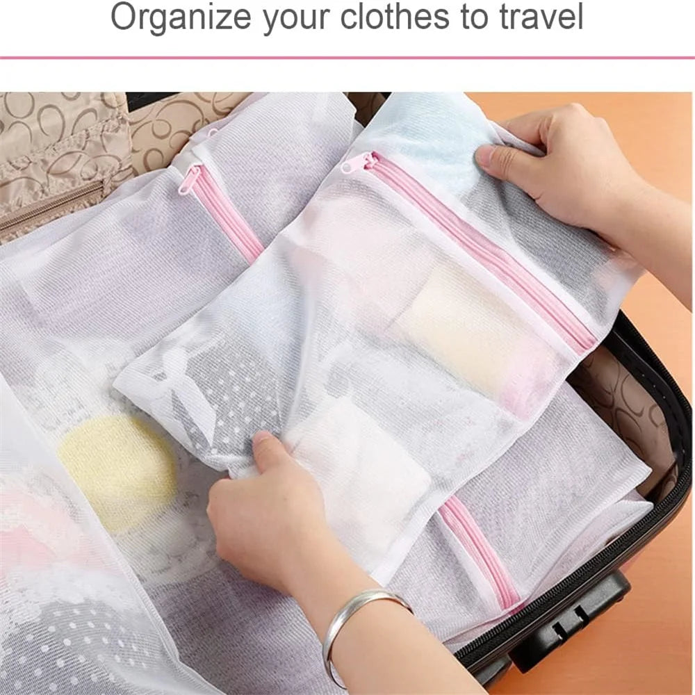 Saquinho Protetor para Lavar Lingerie, Sutiã e Roupas de Bebê