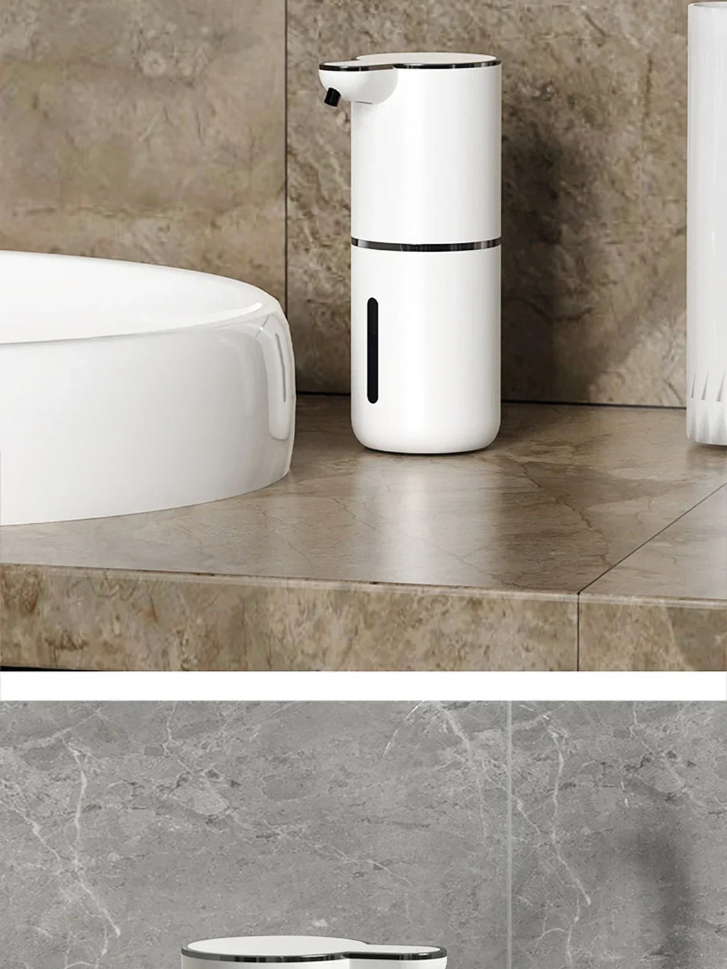 Saboneteira de Espuma ou Líquido com Sensor e Volume de Saída Ajustável