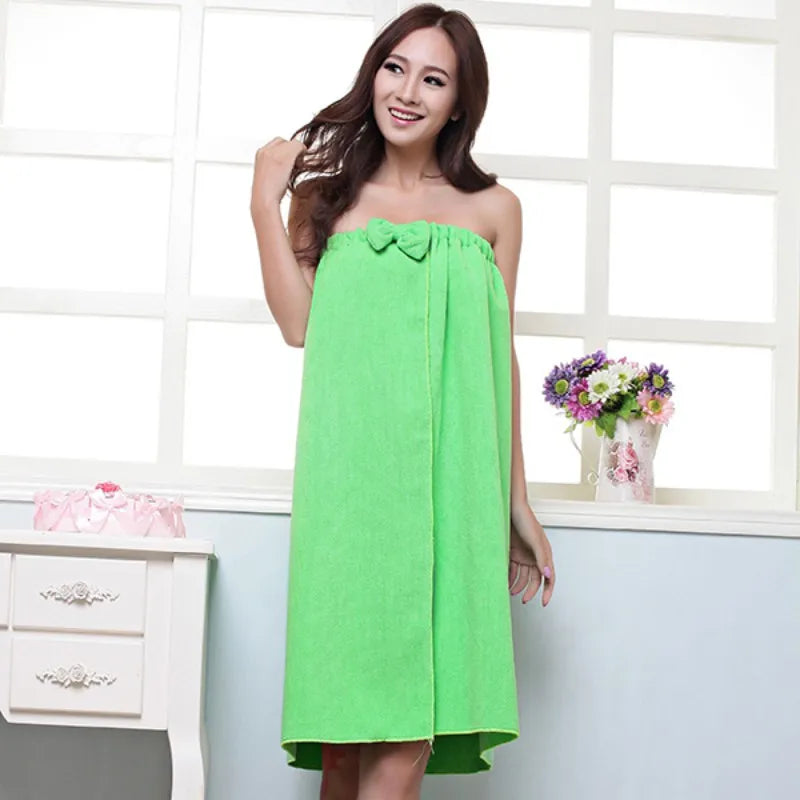 Toalha Roupão de Banho Feminina em Microfibra Super Absorvente