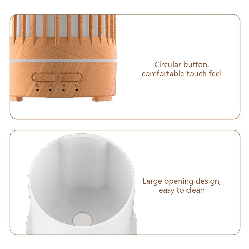 Aromatizador de Ambiente USB com 7 Cores de LED e Timer