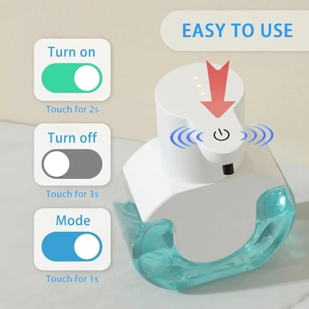 Saboneteira Automática de Espuma para Parede ou Bancada (4 Níveis)