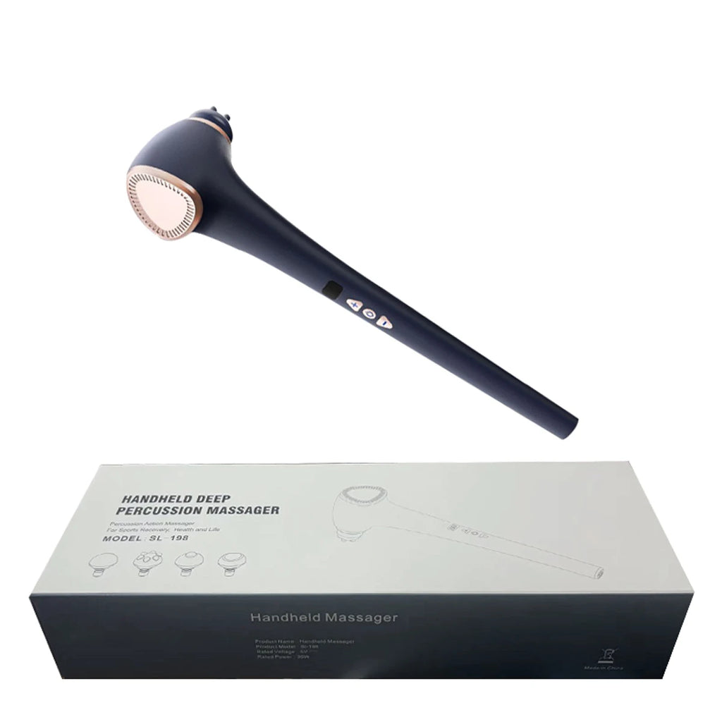 Massageador Elétrico Portátil Recarregável com 7 Modos e 9 Níveis