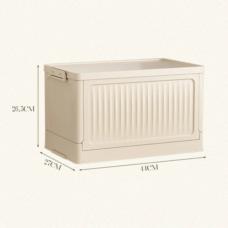 Caixa Organizadora Dobrável com Tampa (Empilhável/Multiuso)