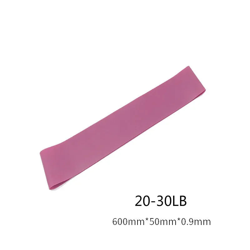 Kit 2 Faixas Elásticas Mini Band para Treino Funcional