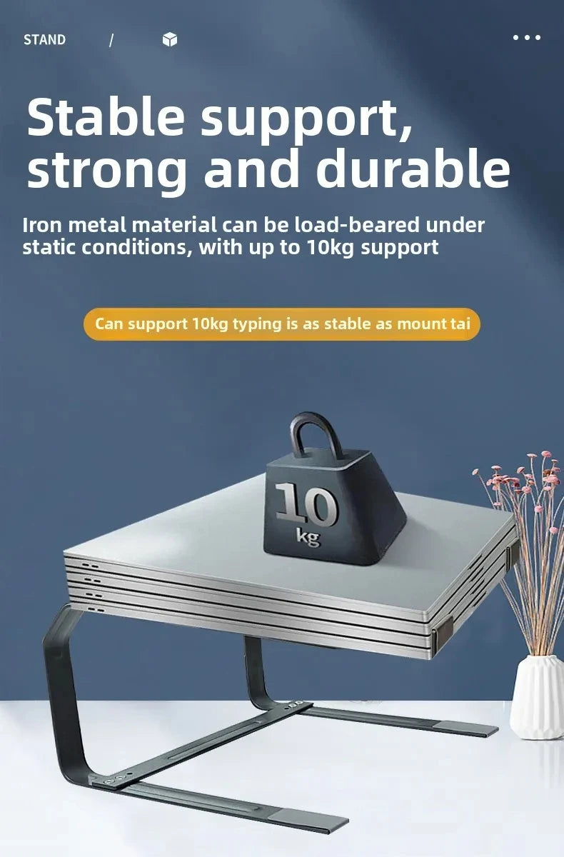 Suporte Ergonômico em Alumínio para Notebook (12 a 17.3 polegadas)